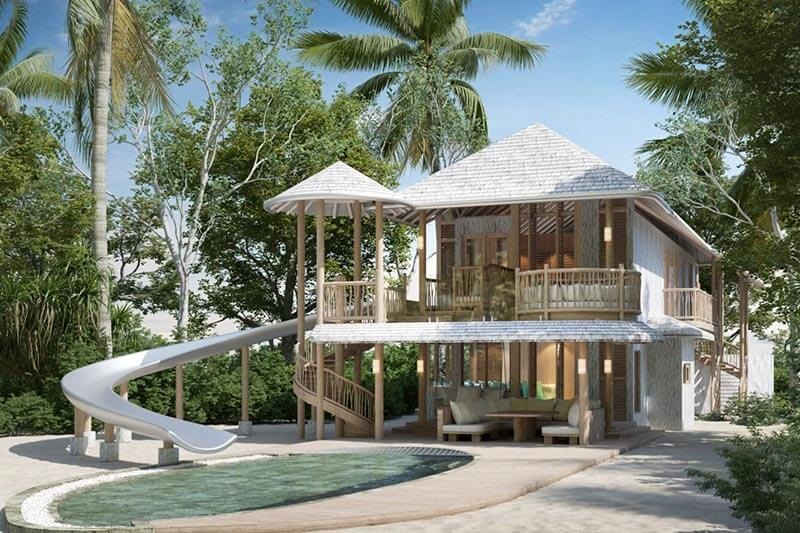 2 Bedroom Island Retreat With Slide