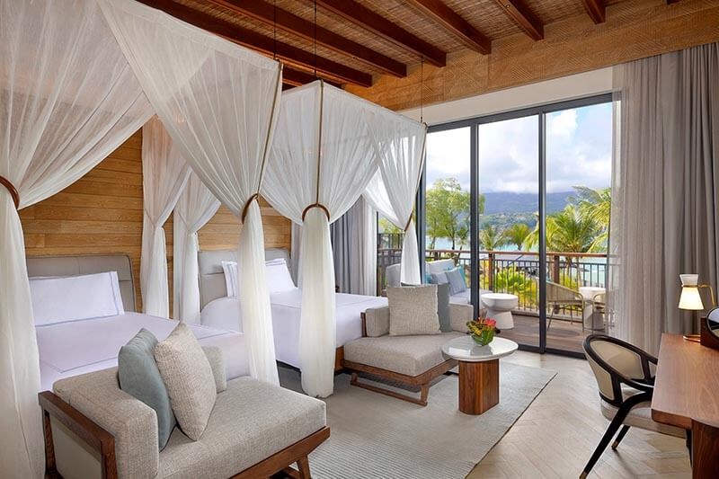 2 Double Beds Premium Room With Ocean View